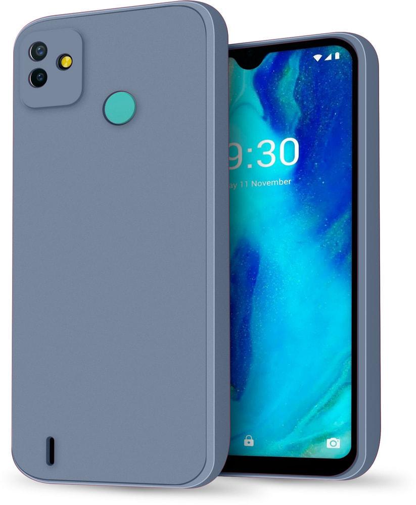 Силиконовый чехол HardCorner для Tecno Pop 5 Gray Blue (30687-6D)