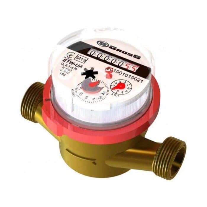 Счетчик для горячей воды Gross PDR-171 1/2" (RS-PDR-171)