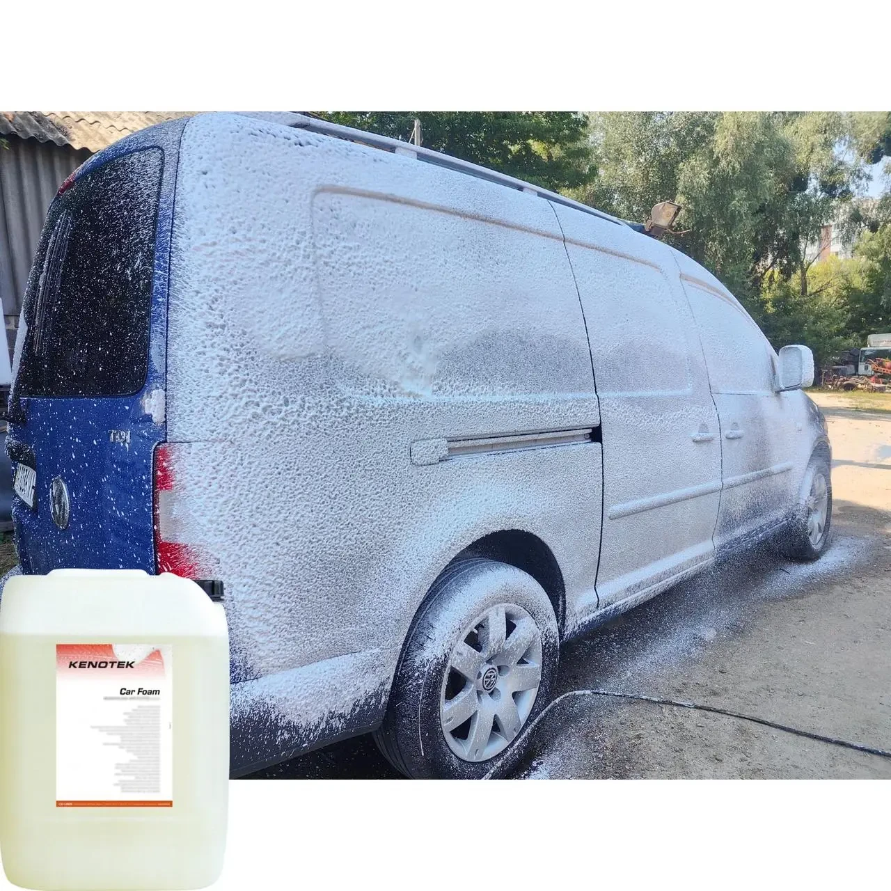 Шампунь для ручной мойки CAR FOAM Kenotek Лайм профессиональный для второй фазы мойки 1 л на разлив - фото 2 Шампунь для ручной мойки CAR FOAM Kenotek Лайм профессиональный для второй фазы мойки 1 л на разлив - фото 2