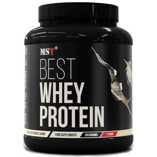 Протеїн MST Nutrition Best Whey Protein 510 г 17 порцій Vanilla Ice Cream (000023617) Протеїн MST Nutrition Best Whey Protein 510 г 17 порцій Vanilla Ice Cream (000023617)