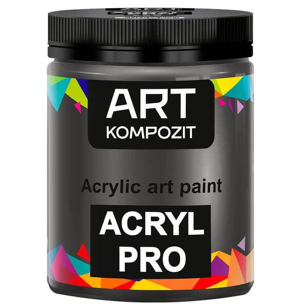 Акрилова фарба ART Kompozit 511 430 мл Сірий темний (KT511) - фото 1 Акрилова фарба ART Kompozit 511 430 мл Сірий темний (KT511) - фото 1