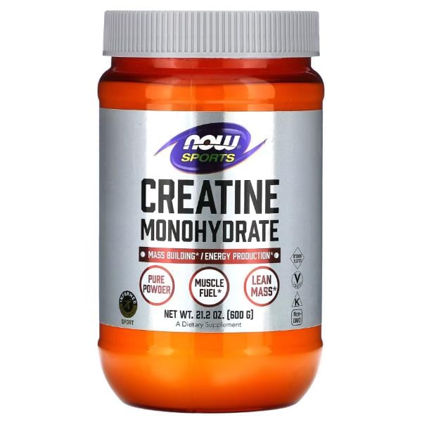Креатин моногідрат NOW Foods Creatine Powder 600 г 120 порцій (000025217)