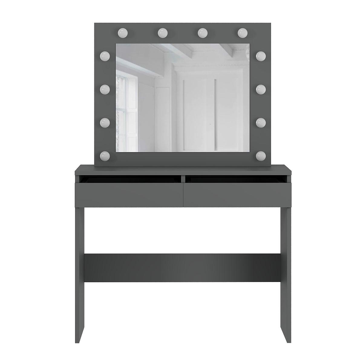 Туалетний столик Malta 940х430х1400 мм Графіт сірий (GATB32070700000) - фото 1 Туалетний столик Malta 940х430х1400 мм Графіт сірий (GATB32070700000) - фото 1