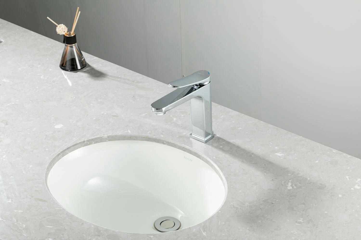 Смеситель для умывальника Gappo G1010 Хром (1055616) - фото 8