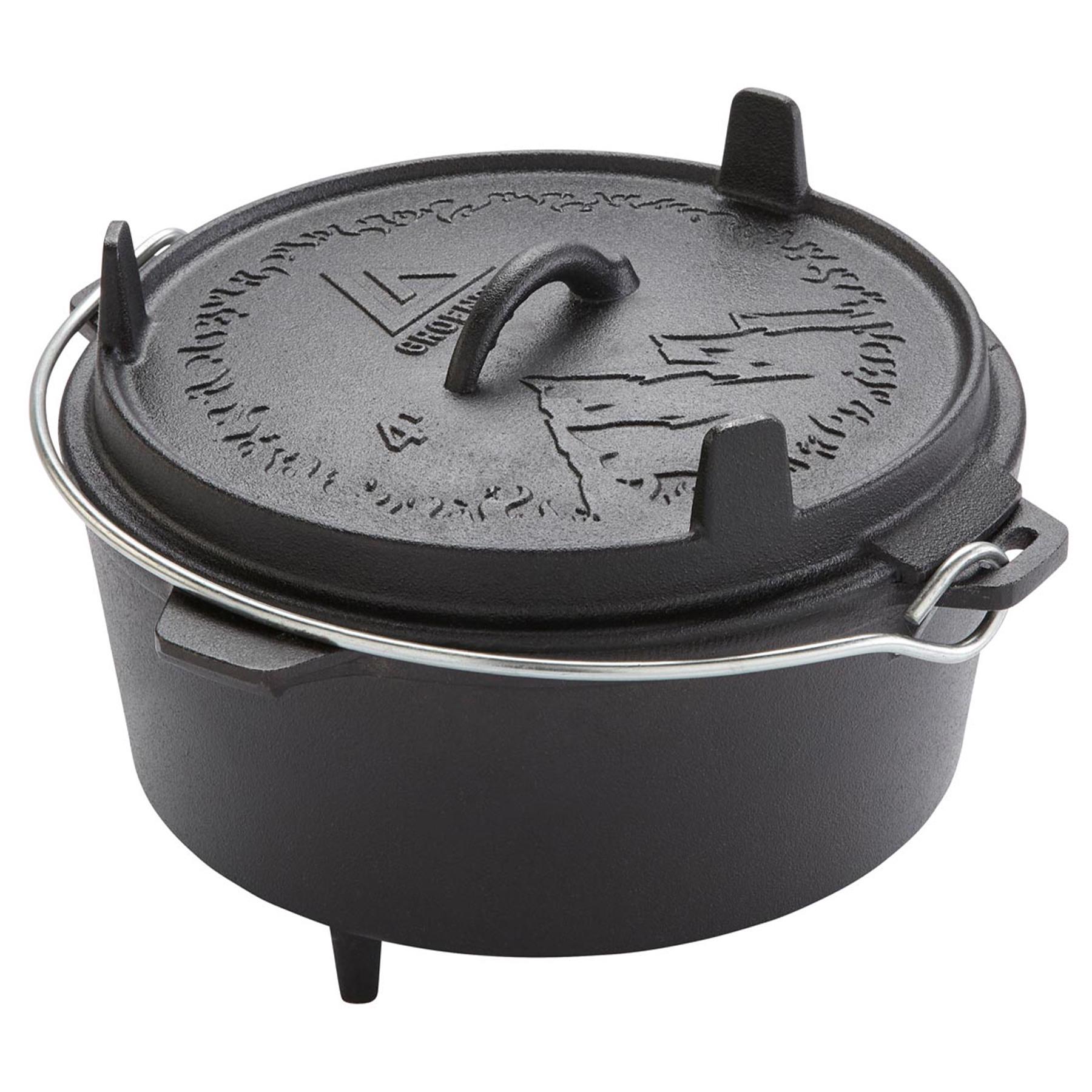 Казан з кришкою Groenberg Askja Pot 25 см/4 л Black (266016) - фото 1 Казан з кришкою Groenberg Askja Pot 25 см/4 л Black (266016) - фото 1