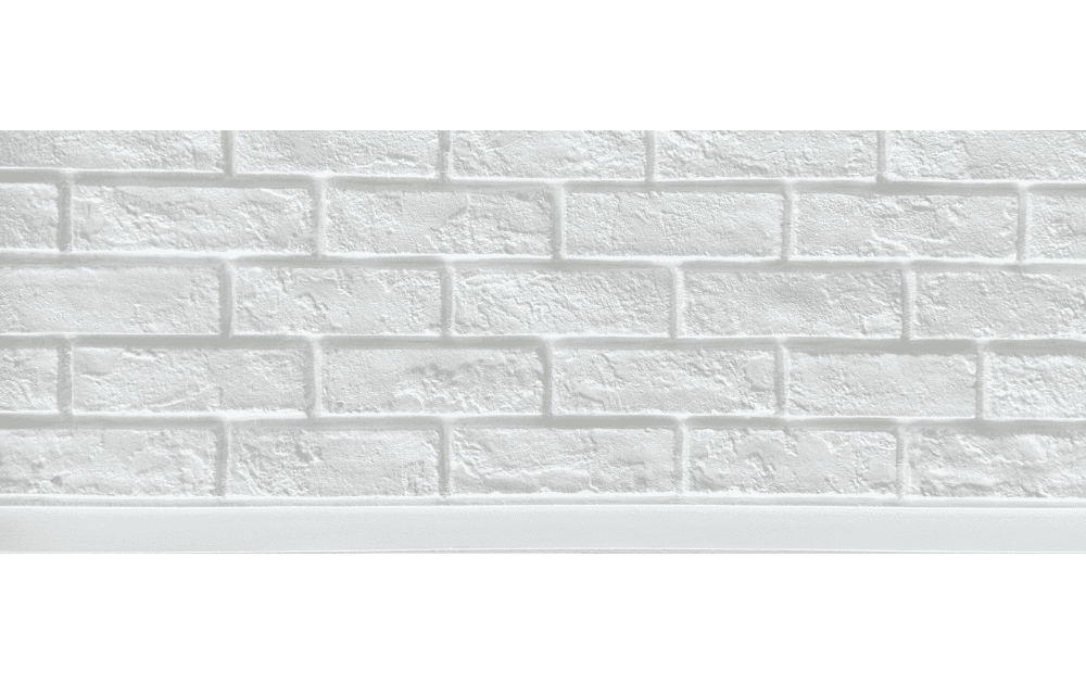 3D-панель Китайская стена 1200х300х30 мм Белый (2385831393)