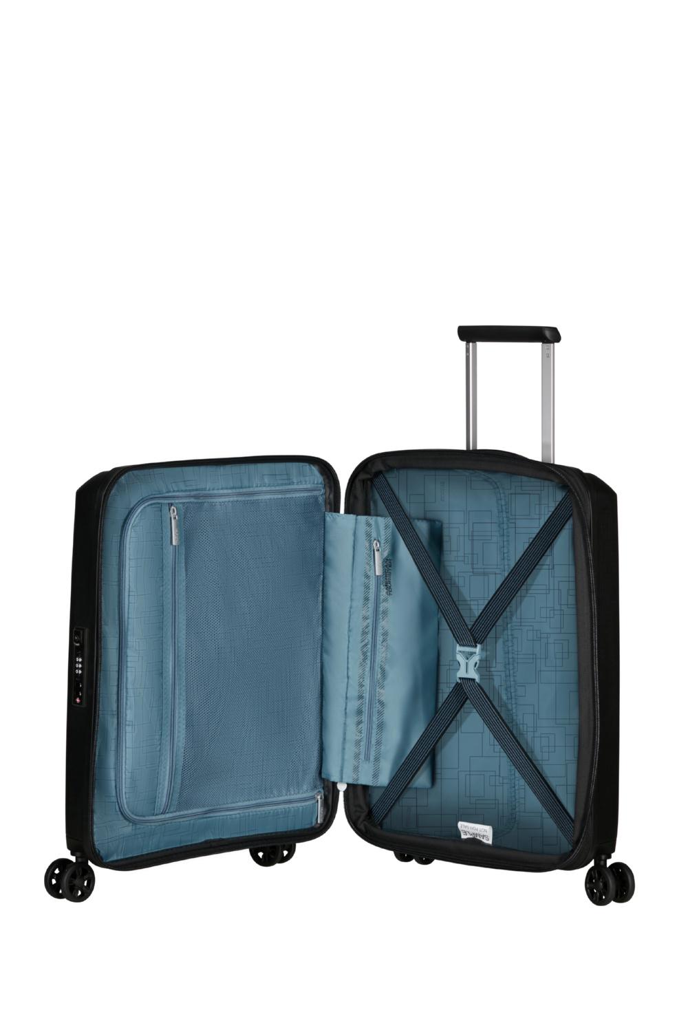 Чемодан American Tourister AEROSTEP 55x40x20/23 см Черный (MD8*09001) - фото 3