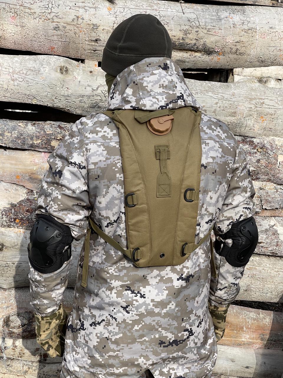 Рюкзак гидратор военная 2,5 л Хаки светлый (Intr-1483531092-1) - фото 1 Рюкзак гидратор военная 2,5 л Хаки светлый (Intr-1483531092-1) - фото 1