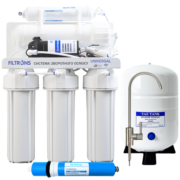 Фильтр обратного осмоса с насосом Filtrons Universal 5 PUMP (3331) Фильтр обратного осмоса с насосом Filtrons Universal 5 PUMP (3331)