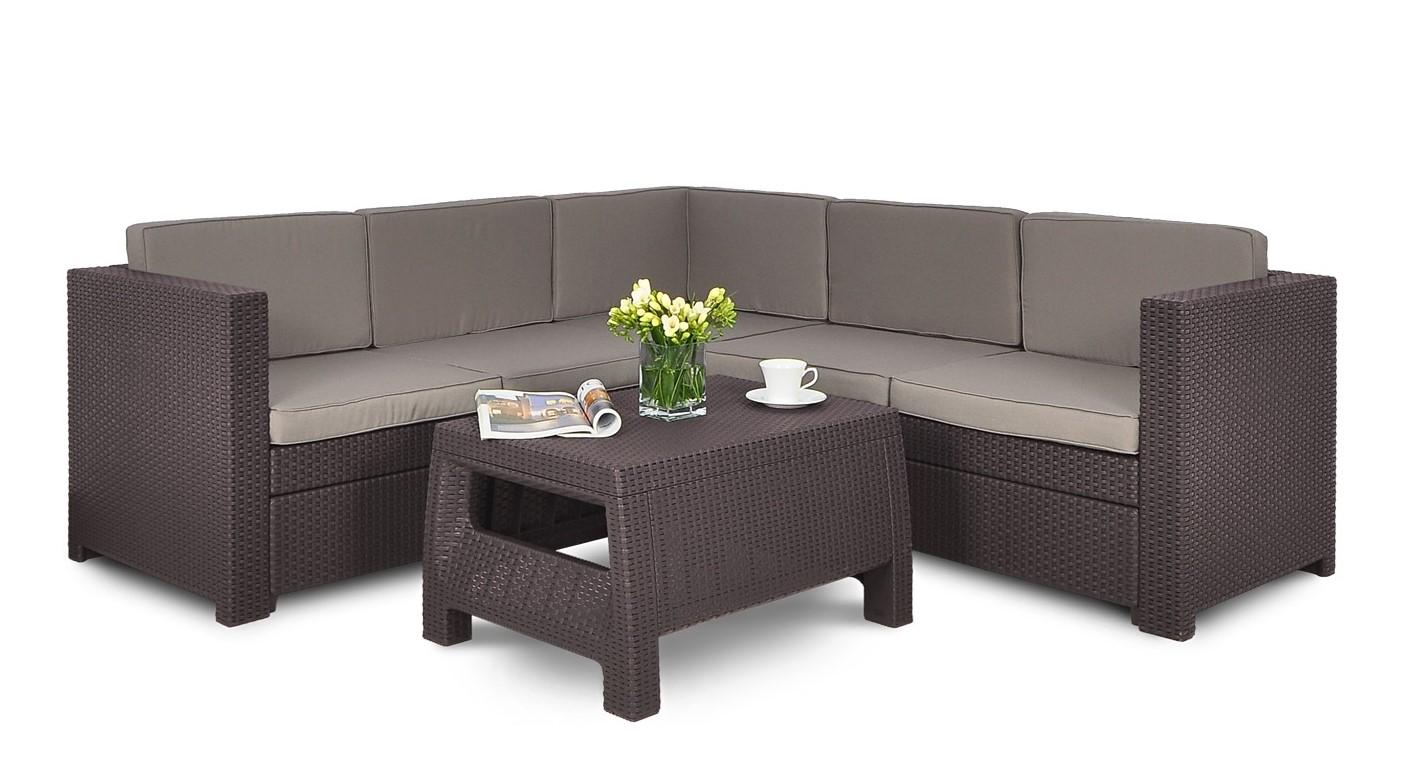 Комплект садових меблів Keter Provence Set with Coffee Table (227777)
