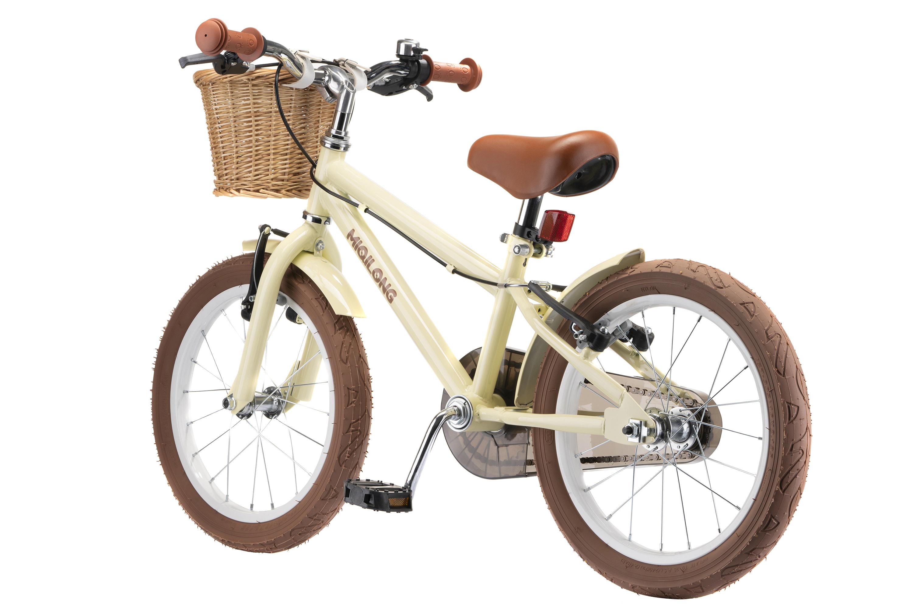 Детский велосипед Miqilong RM 16" с корзиной из натурального ротанга Бежевый (ATW-RM16-BEIGE) - фото 6 Детский велосипед Miqilong RM 16" с корзиной из натурального ротанга Бежевый (ATW-RM16-BEIGE) - фото 6