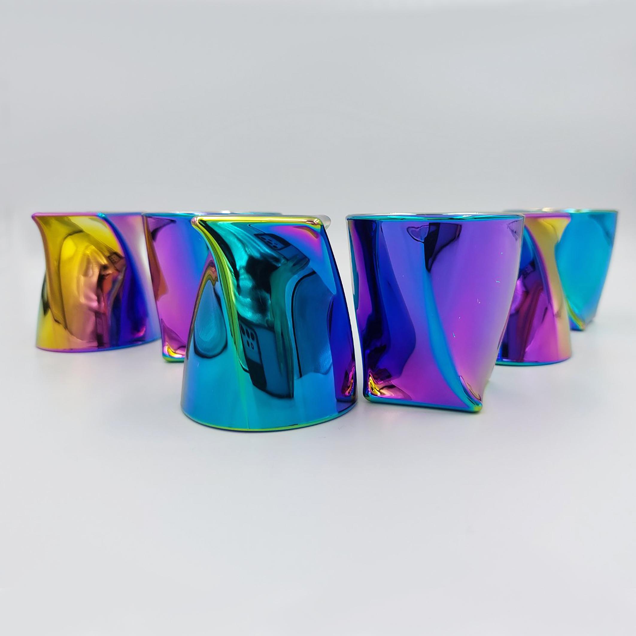 Набор стопок для водки Bohemia Quadro 55 мл 6 шт. Радуга (b2k936-99A44) - фото 3