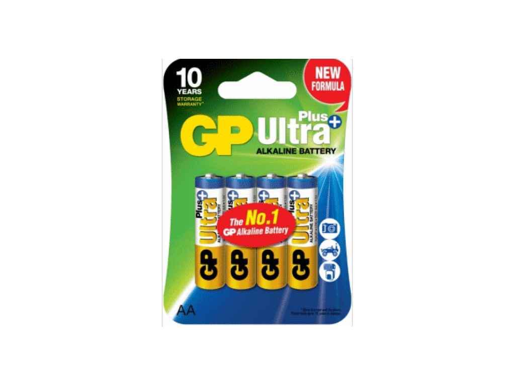 Батарейка GP LR06 Ultra/Alkaline 1,5V 15AUPH 4 шт. (1017271)