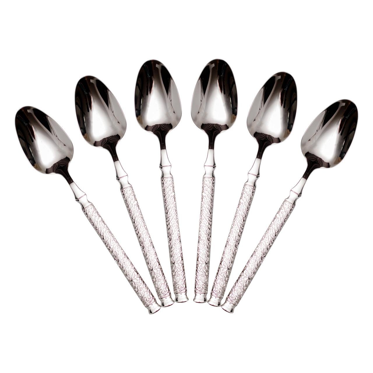 Набор столовых ложек ELEGANCE из нержавеющей стали 6 шт. (HP-8-33) - фото 2