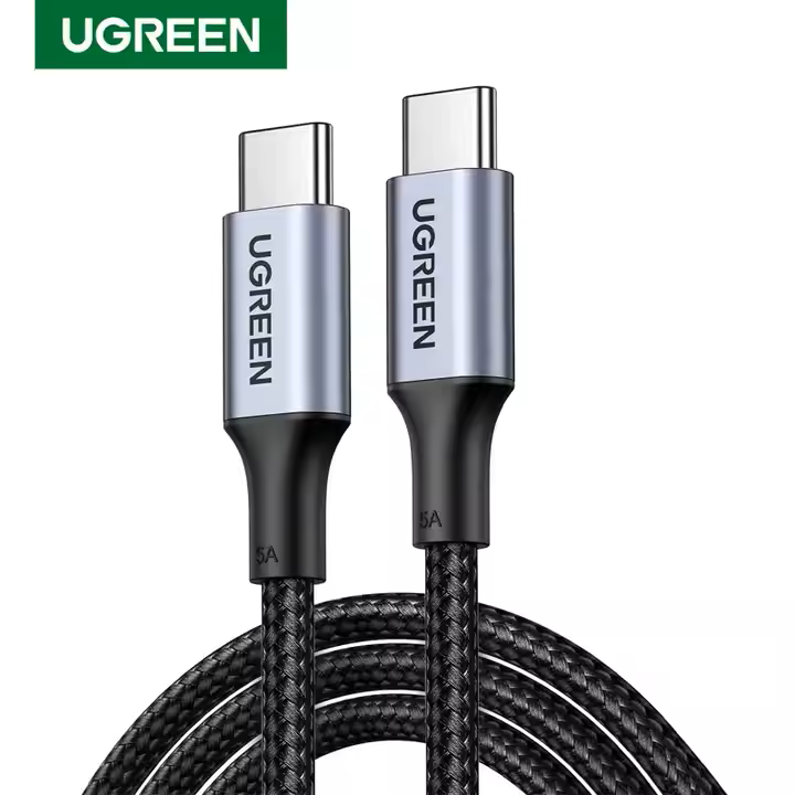 Кабель UGREEN US316 Type-C 5А 100W QC4. 0 1 м Чорний (2000127) - фото 2