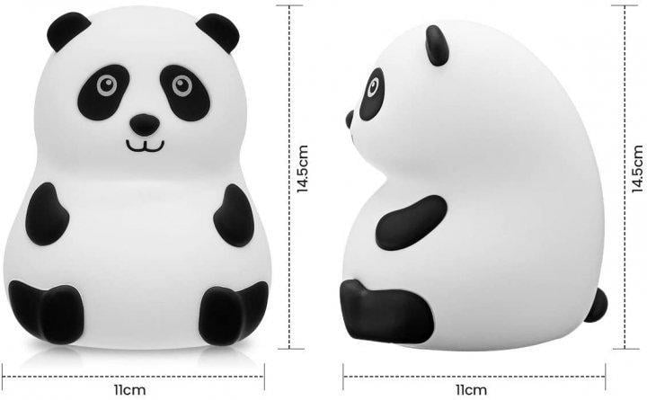 Нічник силіконовий м'який Панда LED на акумуляторі 7 кольорів Різнокольоровий (1535794200) - фото 4 Нічник силіконовий м'який Панда LED на акумуляторі 7 кольорів Різнокольоровий (1535794200) - фото 4