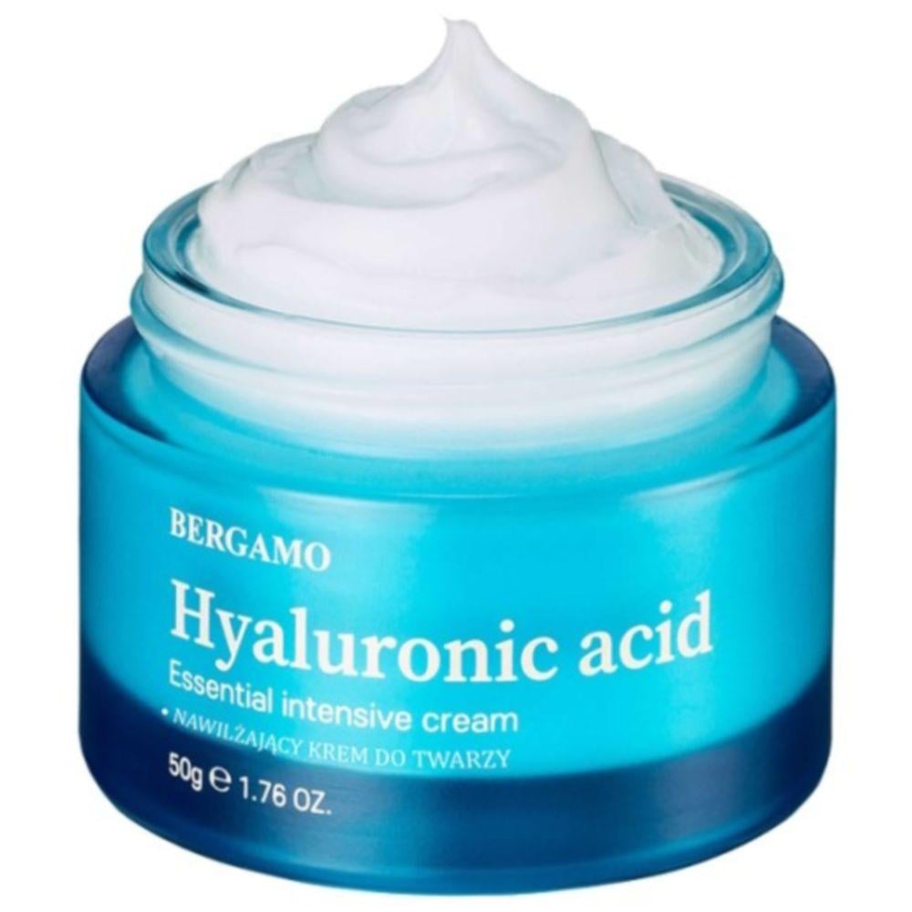 Крем для лица Bergamo Hyaluronic Acid Essential Intensive Cream с гиалуроновой кислотой 50 г (8809414192170)