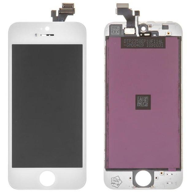 Дисплейный модуль Liquid Crystal Display/Touchscreen для Apple Iphone 5 Белый (000018918)