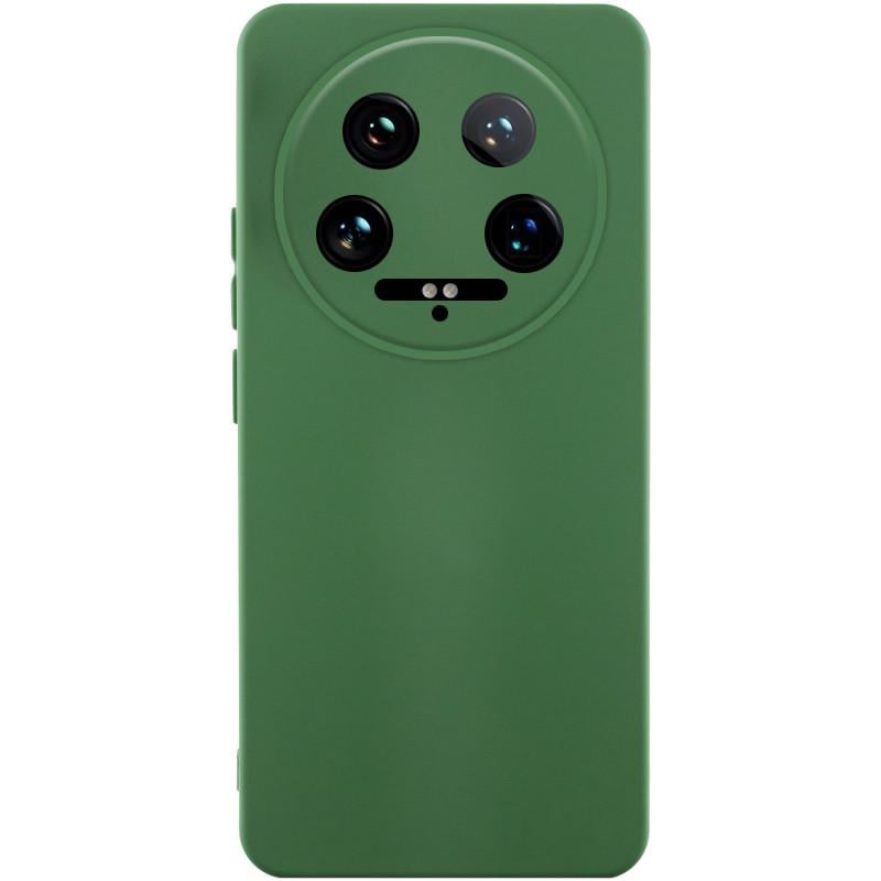Протиударний чохол Silicone Cover Lakshmi Full Camera (AA) для Xiaomi 14 Ultra зелений