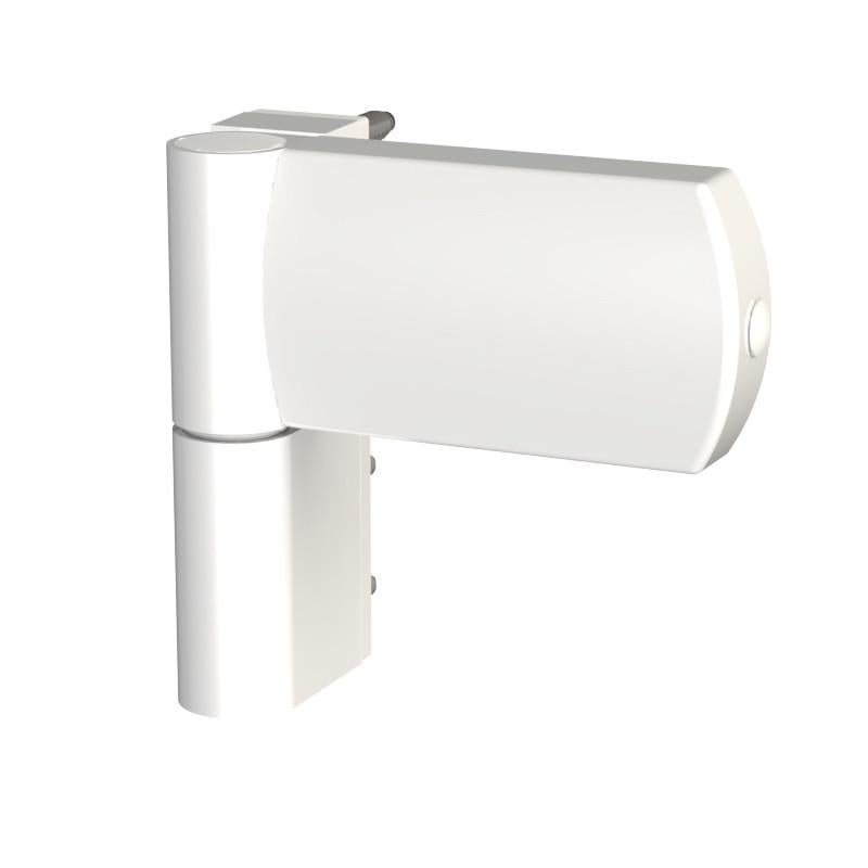 Петля дверна ASTEX AT27 3D для ПВХ дверей Білий (АТ27 RAL9016) - фото 1