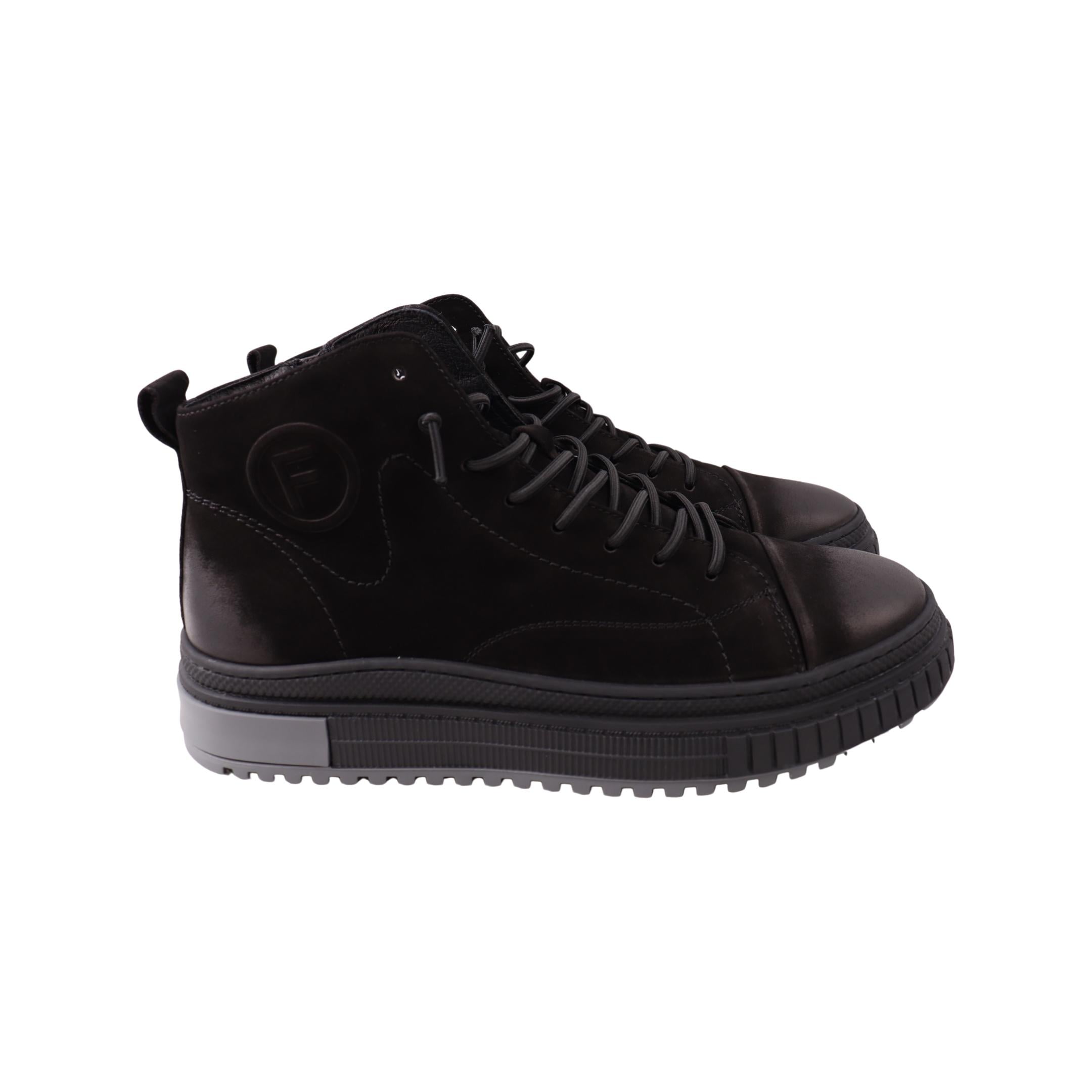 Ботинки мужские BROOMAN натуральный нубук р. 45 Черный (969-23DHS)