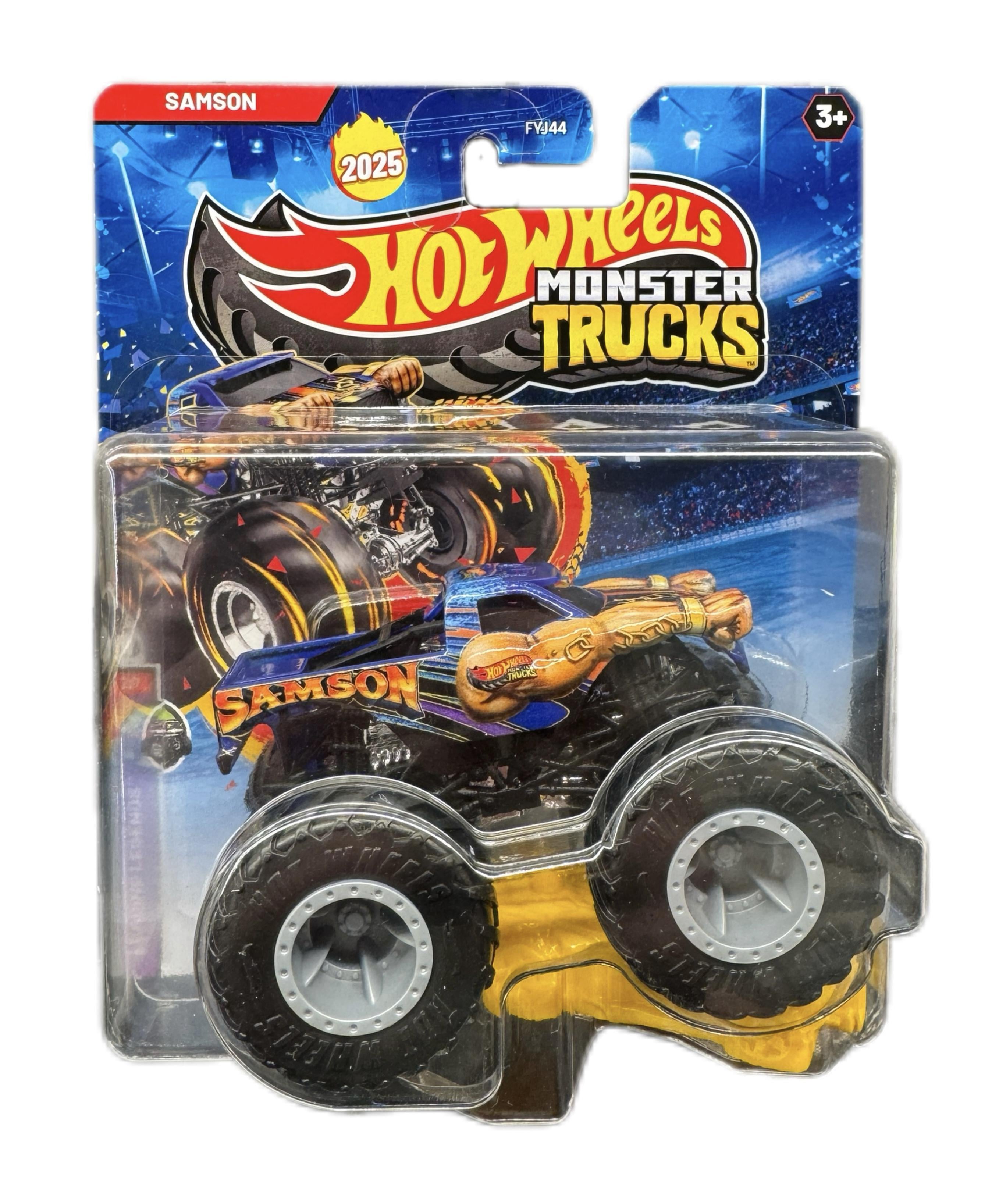 Машинка-внедорожник Hot Wheels Monster truck Scale Samson 2/6 Leading Legends 1:64 2025 (24618907)