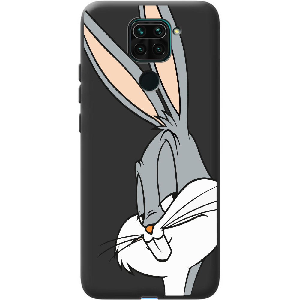 Чехол с рисунком Boxface Xiaomi Redmi Note 9 Lucky Rabbit Черный силикон (39801-bk81-41087)