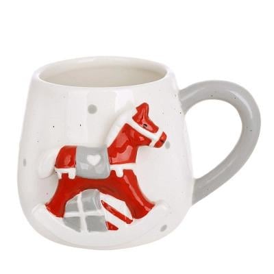 Керамическая чашка с магнитом в виде лошади 450 мл (33868) Керамическая чашка с магнитом в виде лошади 450 мл (33868)