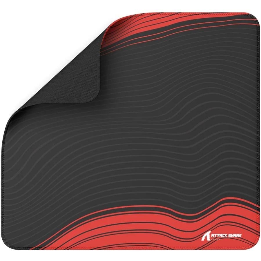 Килимок для мишки ігровий Attack Shark CM02 із прогумованою основою 450x400 мм Black/Red (CM02CLBR_AS) Килимок для мишки ігровий Attack Shark CM02 із прогумованою основою 450x400 мм Black/Red (CM02CLBR_AS)