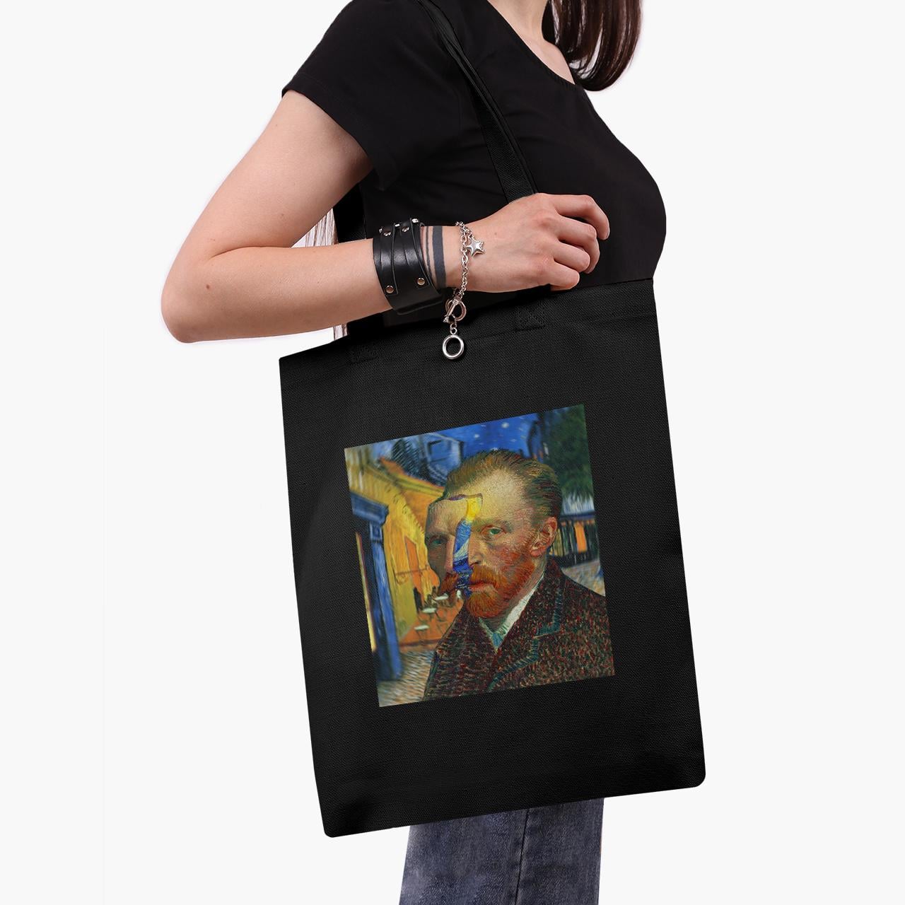 Эко сумка шоппер Vincent van Gogh 41x35 см Черный (9227-2968-BKZ)