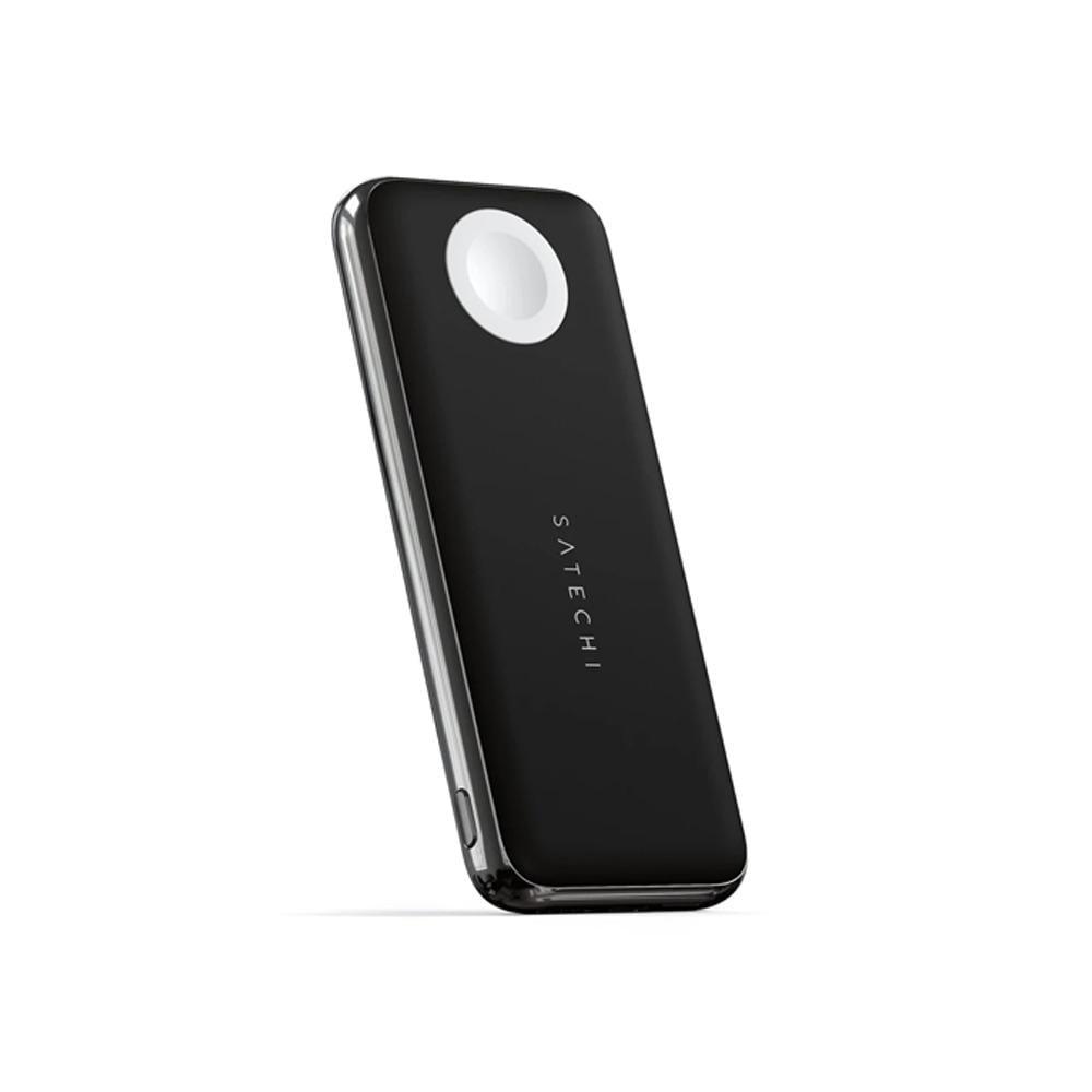 Повербанк Satechi Quatro Wireless Charger 10 000 mAh Space Grey (ST-UC10WPBM)