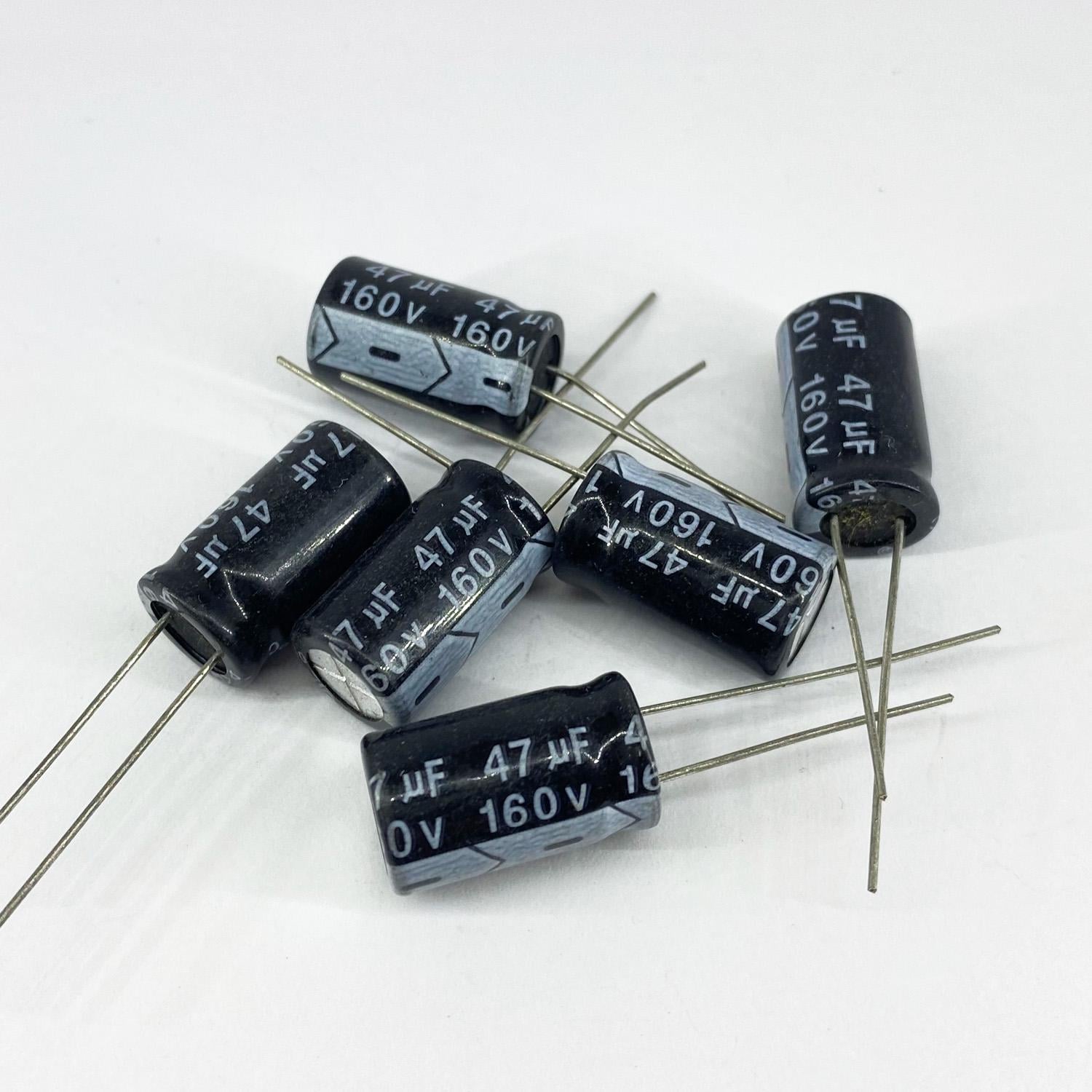 Электролитические конденсаторы ChongX 47 мкф 160V 10x17 мм 105 °C (5396)
