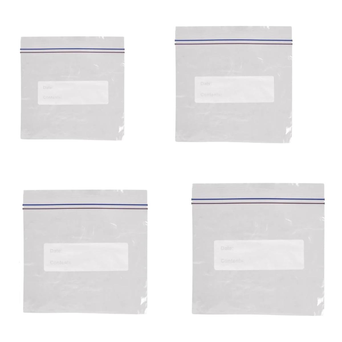 Набор пакетов с замком Zip-Lock Zipper Bag для хранения продуктов 75 шт.