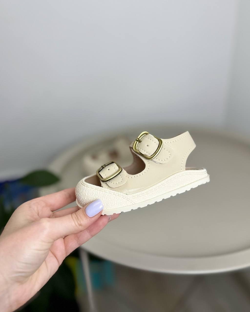 Босоножки детские р. 19 Бежевый (1344) - фото 9