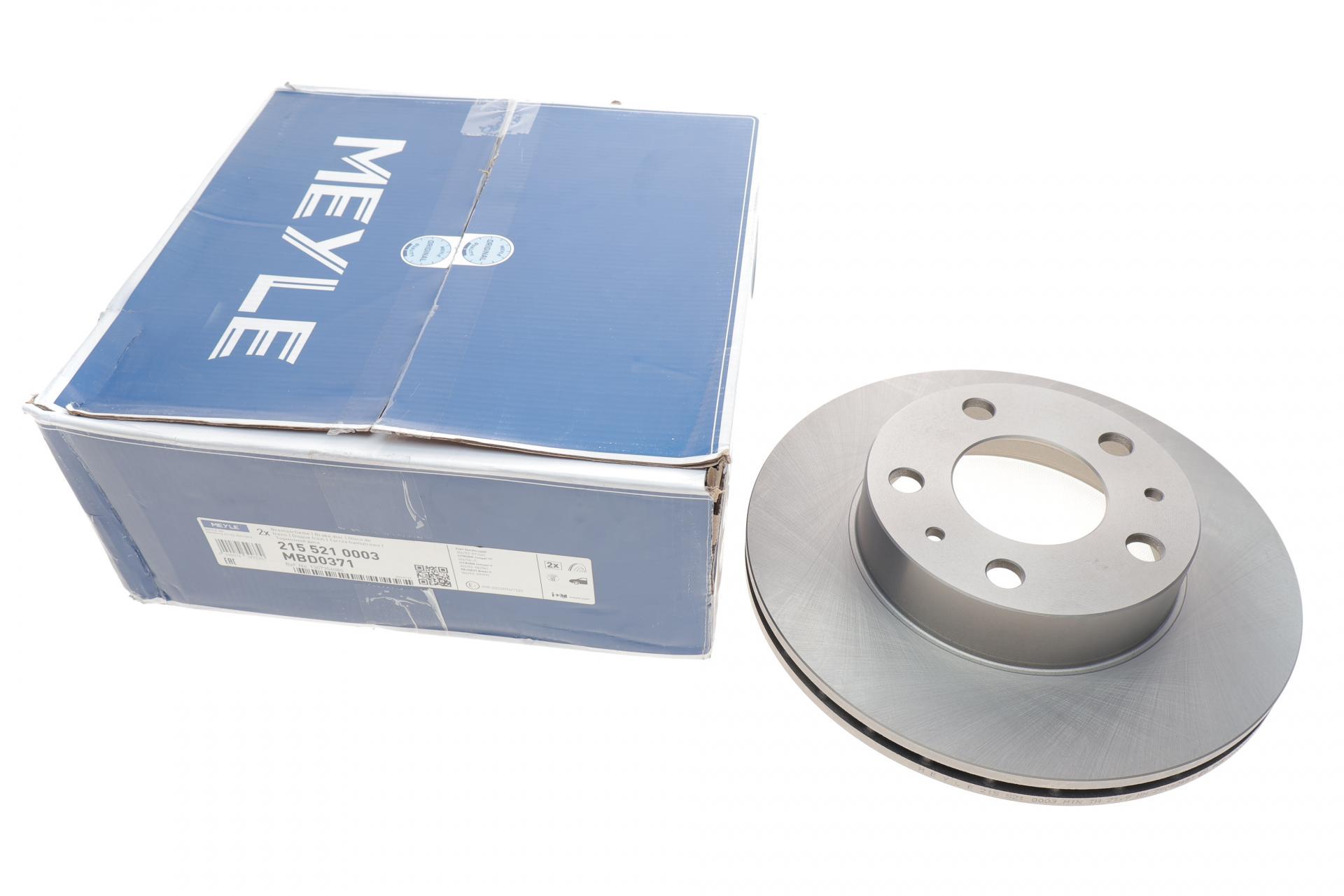 Тормозной диск передний MEYLE для Fiat Ducato/Peugeot Boxer 1.8t 94-300x24 мм (215 521 0003)