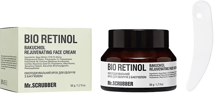 Крем для лица омолаживающий Mr.SCRUBBER Bio Retinol с бакучиолом 50 мл (18312) - фото 1