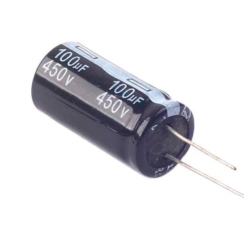 Електролітичний конденсатор алюмінієвий 100 мкФ 450В 105С 10 шт .