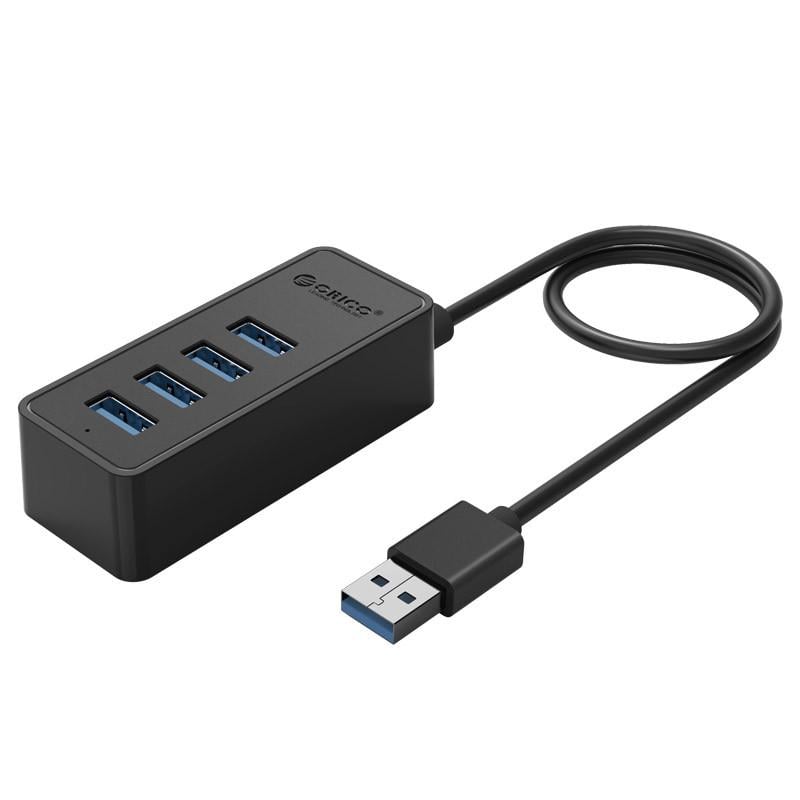 Хаб USB ORICO USB 3.0 4 порта W5P-U3-030-BK-BP