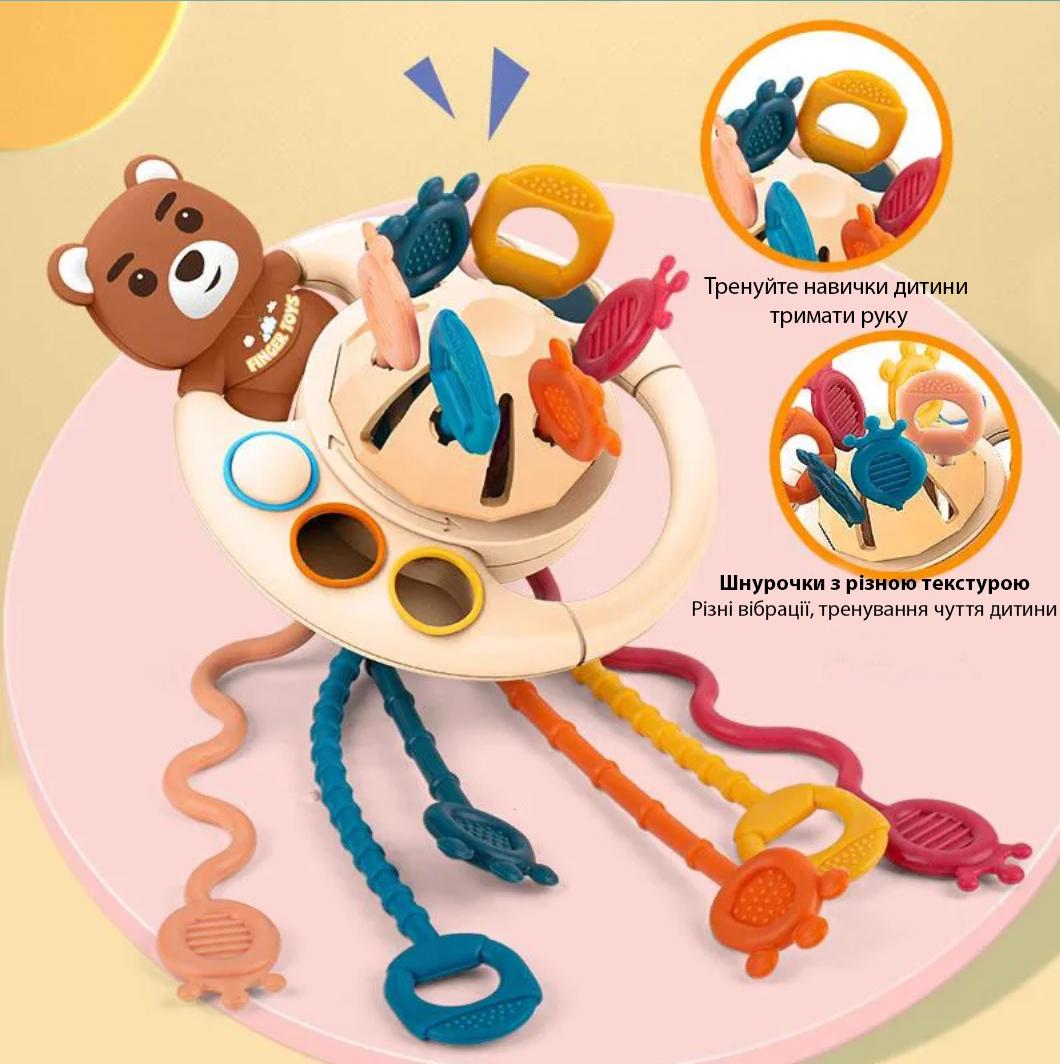 Детская игрушка Монтессори для сенсорного развития Bear (13720010) - фото 4