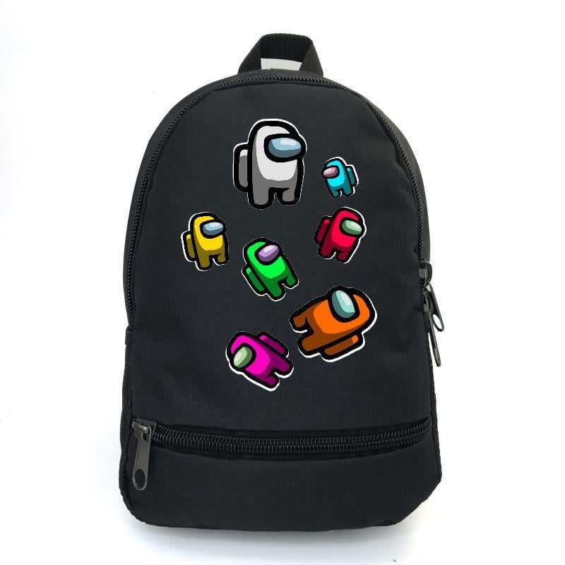 Шкільний рюкзак підлітковий Cappuccino Toys з принтом Among Us AMNG-0012 43х30х17 см 22 л Чорний (1938666904)