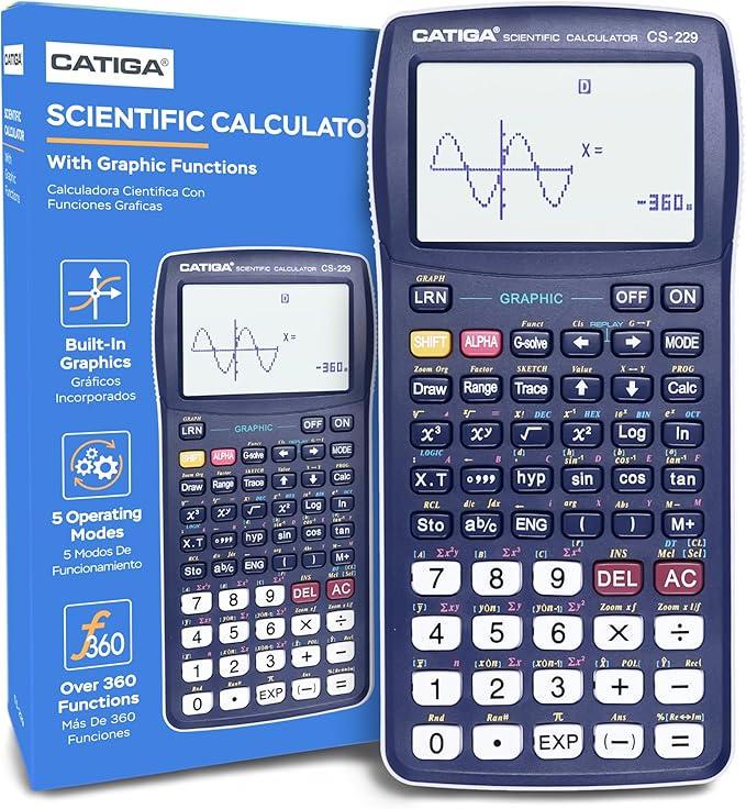 Науковий калькулятор CATIGA CS229 з графічними функціями