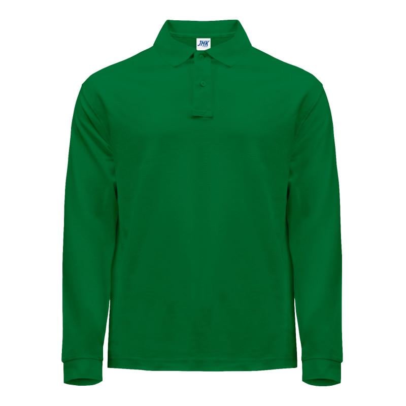 Поло JHK POLO REGULAR MAN LS S Зеленый (KG)