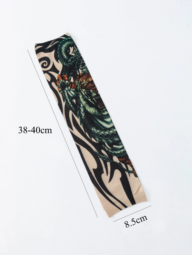 Рукав еластичний Дракон з Тигром 1 шт. Різнокольоровий (27086321) - фото 6 Рукав еластичний Дракон з Тигром 1 шт. Різнокольоровий (27086321) - фото 6