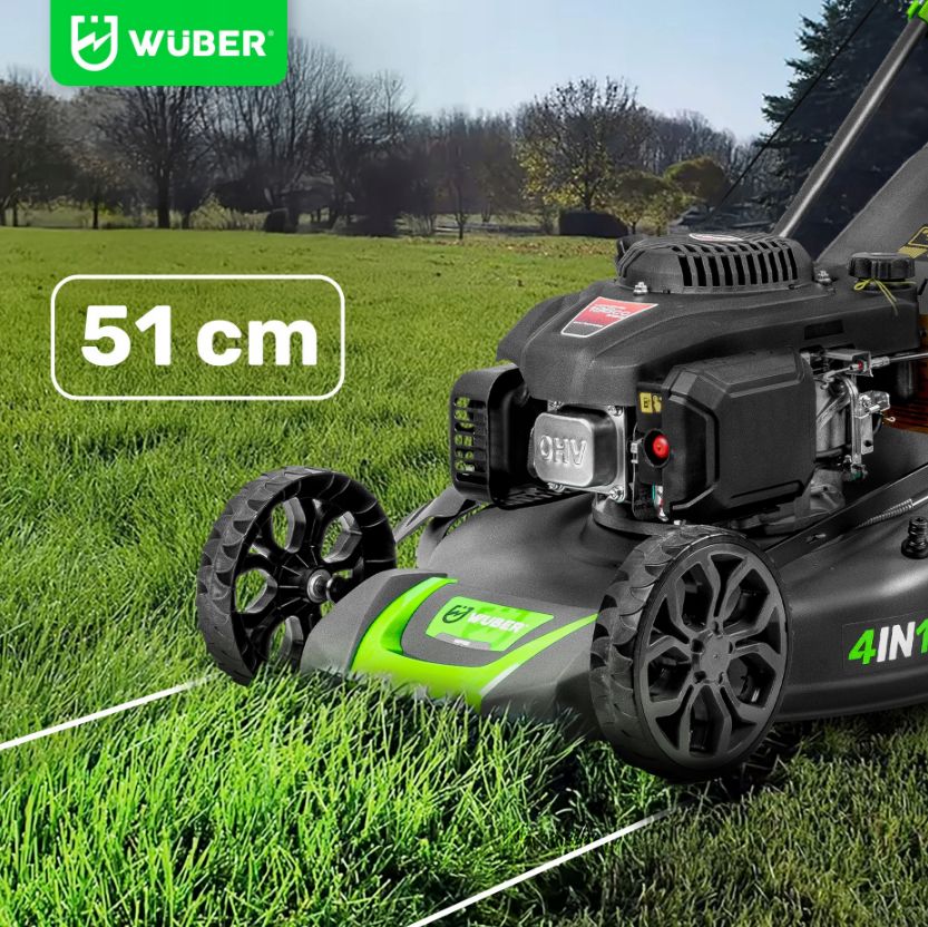 Газонокосарка бензинова Wuber 70 л 51 см (W09101) - фото 10 Газонокосарка бензинова Wuber 70 л 51 см (W09101) - фото 10