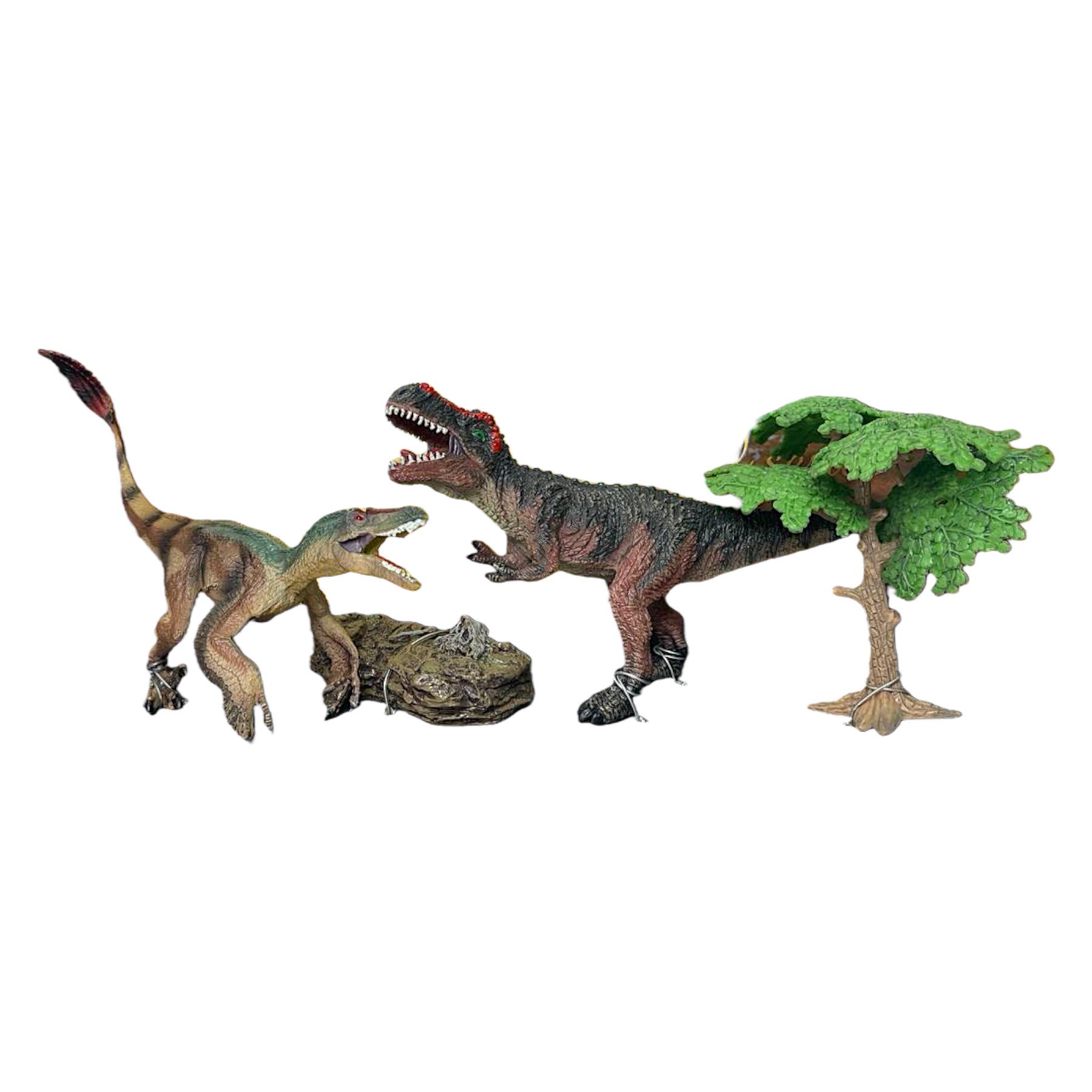 Детские игровые фигурки Dinosaur Era Велоцираптор/Тиранозавр в коробке (111725) Детские игровые фигурки Dinosaur Era Велоцираптор/Тиранозавр в коробке (111725)