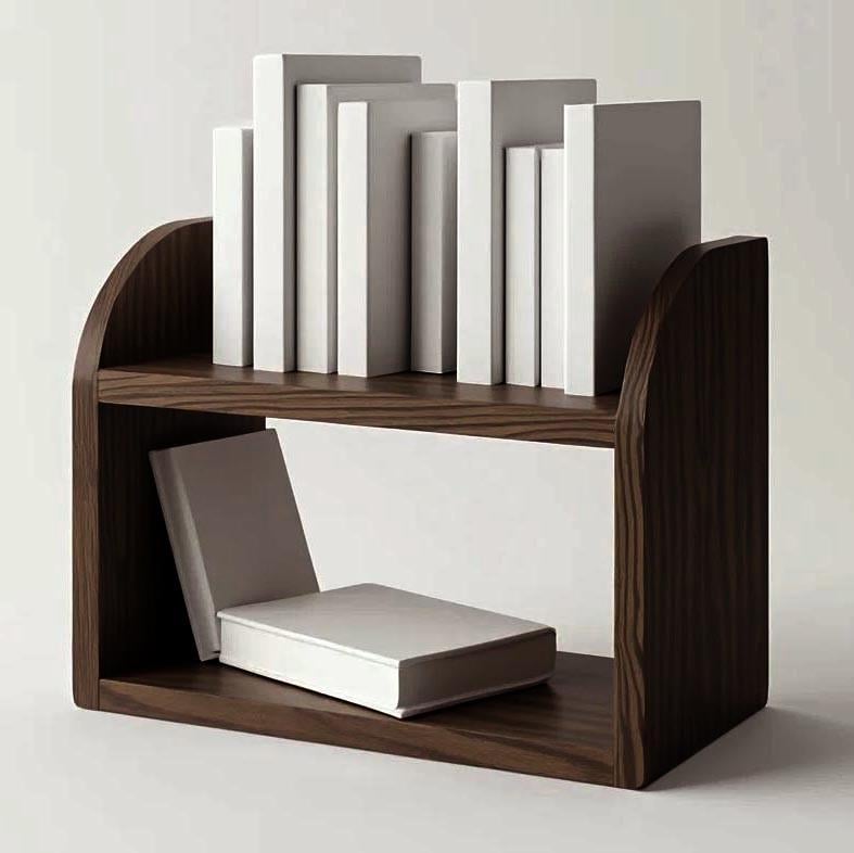 Полка книжная настольная из дерева Самбалена Эспрессо (КПА-024235)