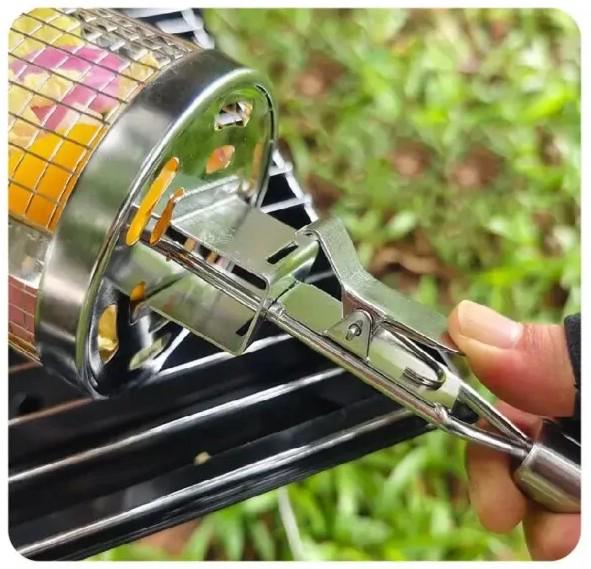 Решетка-гриль из нержавеющей стали GRIL для барбекю с щеткой для чистки (GRIL35) - фото 5 Решетка-гриль из нержавеющей стали GRIL для барбекю с щеткой для чистки (GRIL35) - фото 5