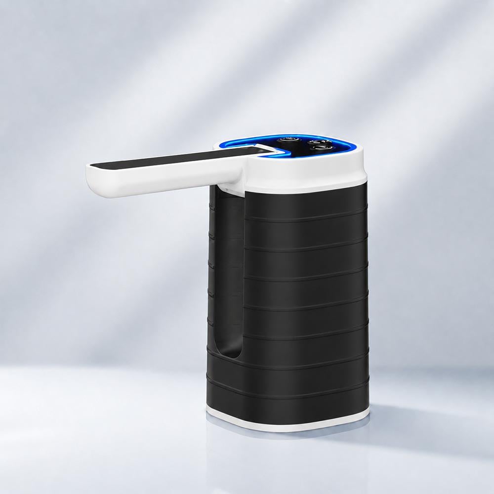 Помпа для воды электрическая 3 режима с аккумулятором и переходником 1200 mAh Черный (0256-0022)