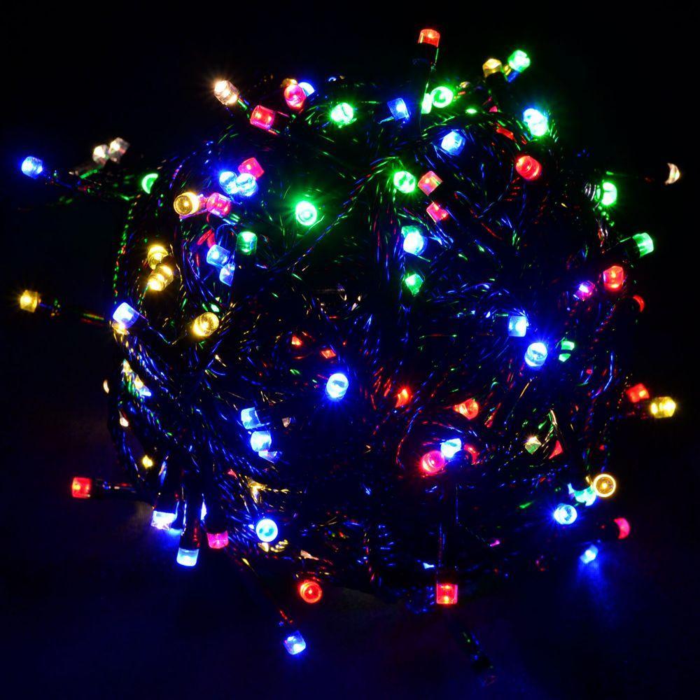 Светодиодная гирлянда 100 LED Черный/Микс (10-14-13749-793) Светодиодная гирлянда 100 LED Черный/Микс (10-14-13749-793)