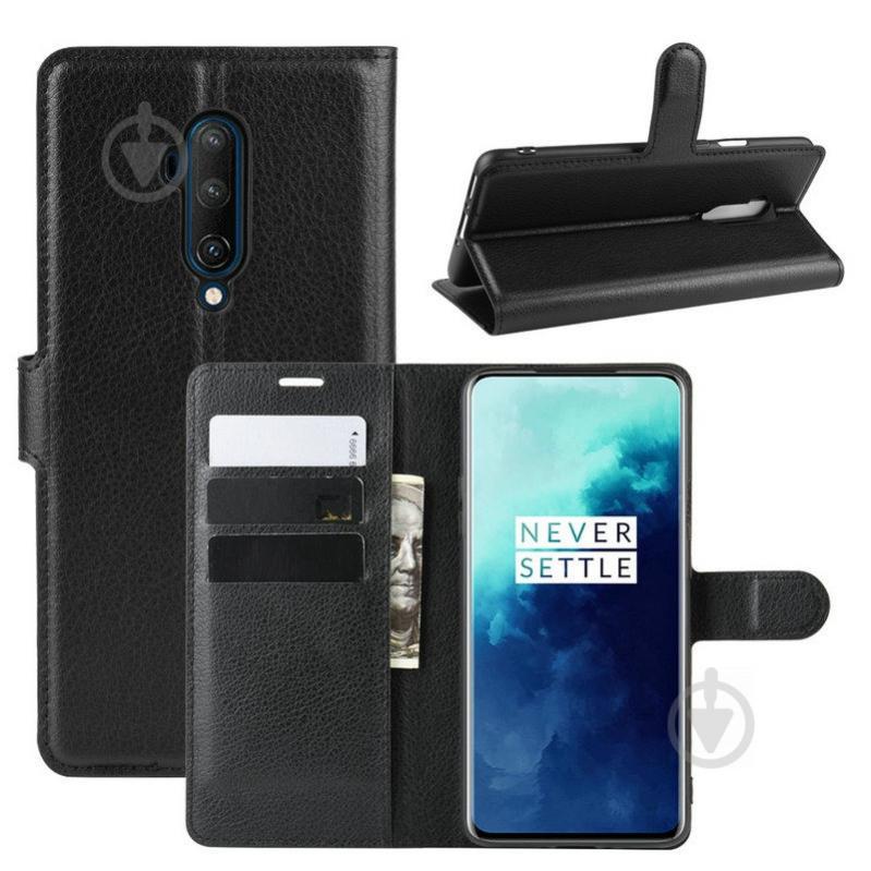 Чехол-книжка Litchie Wallet для OnePlus 7T Pro Black (hub_QvtJ89514) - фото 2